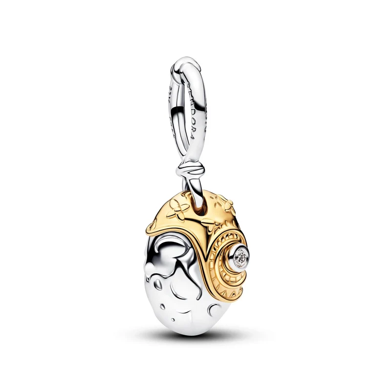 Pandora Disney Charm Pendant Cœur De Te Fiti Disney Princesses Moana Lab-Grown Diamond 0.012 ct TW Plaqué Or 764385C01