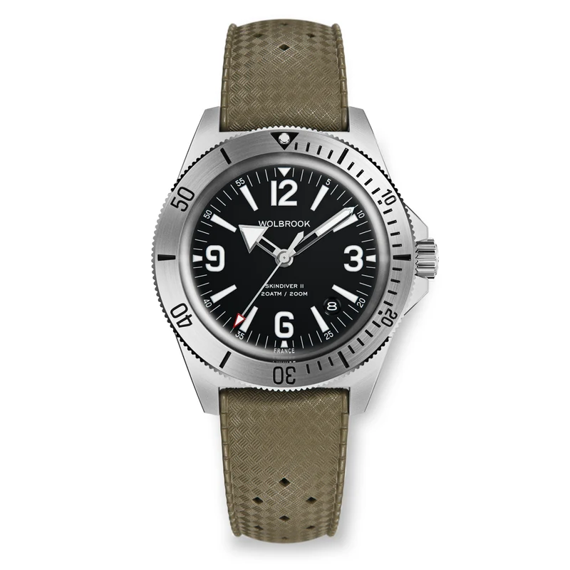 Skindiver II Automatic Dive Watch - White Lum & Black Dial
