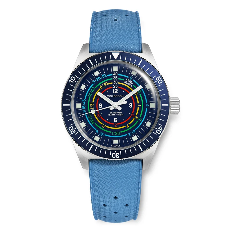 Skindiver Decompression Automatic Watch - MN90 - Blue