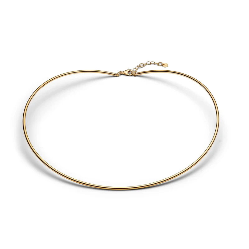 Pandora Moments Collier Tubular Choker Plaqué Or 364705C00-M