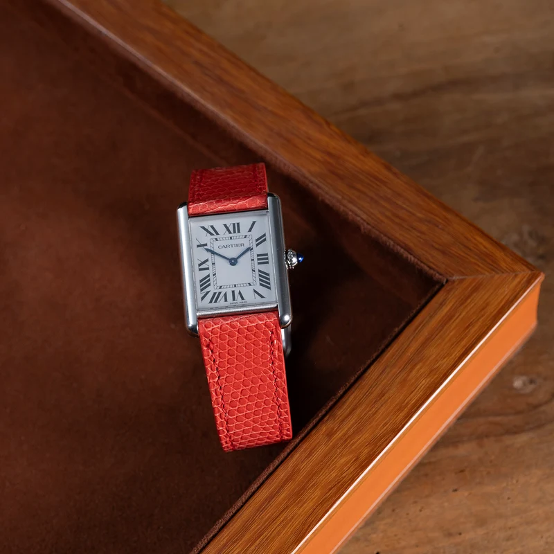Bracelet lézard corail
