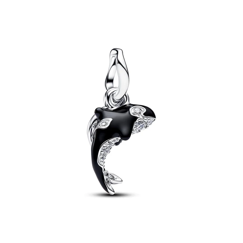Pandora Moments Charm Pendant Orque Enamel Cubic Zirconia 794683C01