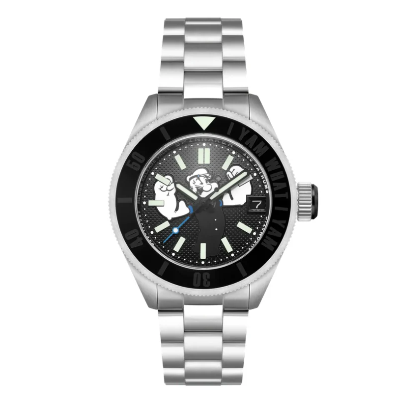 Montre Spinnaker Piccard Automatic - Popeye Forearm Fury Barnacle Black SP-5173-11