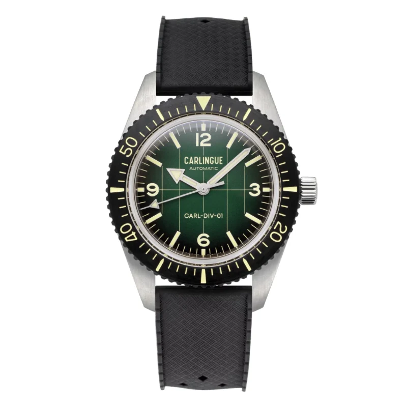 Montre CARLINGUE Diver 01 Vert CT-001-D