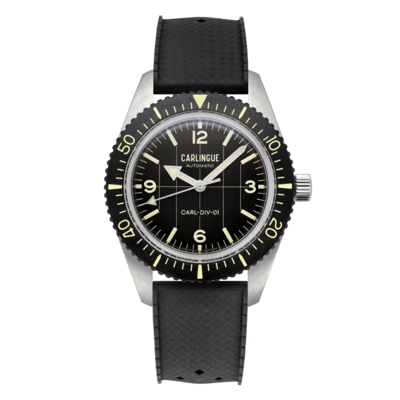 Montre CARLINGUE Diver 01 Noir CT-001-B