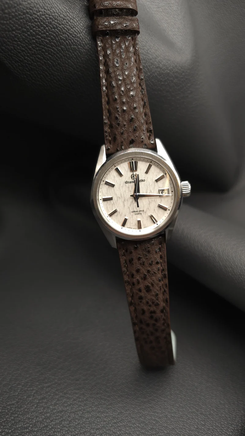 MONOCHROME x Terry Crafted - Black Diamond Wagyu Leather Strap - Brown