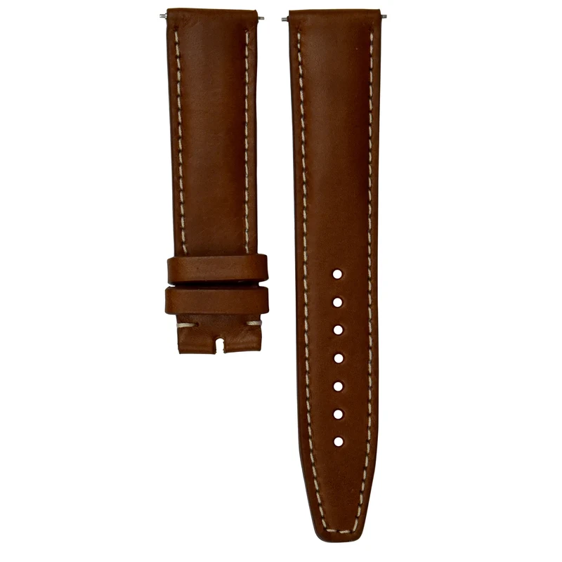 Monochrome - Cuoio Toscane - Bracelet montre en veau - Cognac