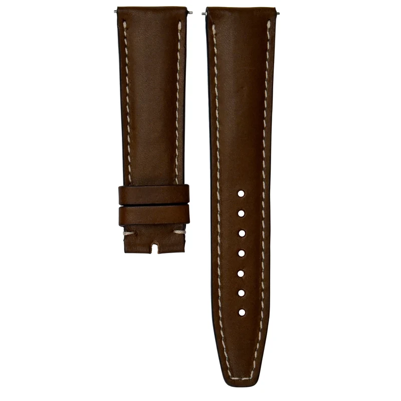 Monochrome - Cuoio Toscane - Bracelet montre en veau - Marron