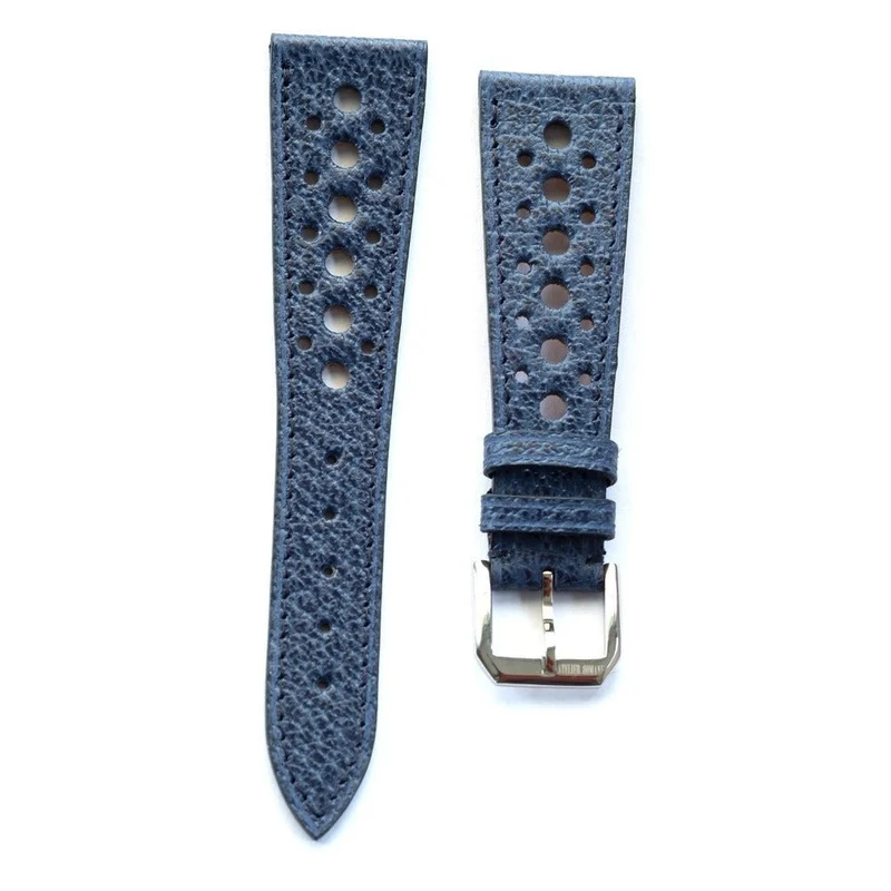Bracelet rallye pigskin bleu