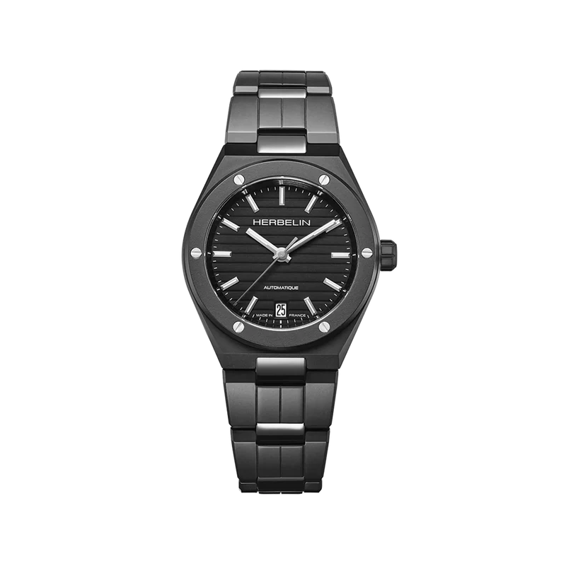 Montre Herbelin Cap Camarat Auto Céramique Noir Mat 1545BCRN14M