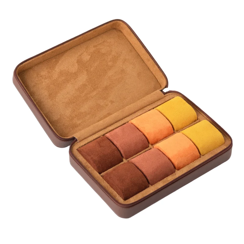 Coffret Bravo Watch-Palette™ Retro Brown pour 8 montres