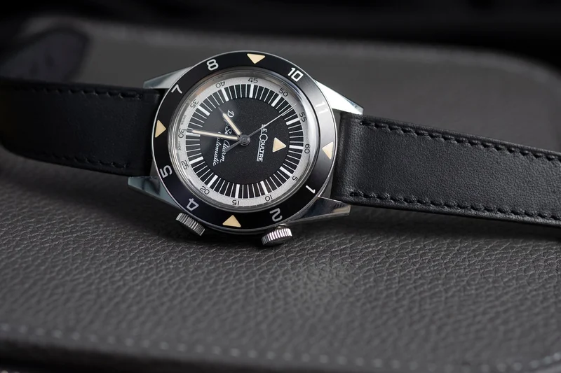 Bracelet de montre veau sellier noir