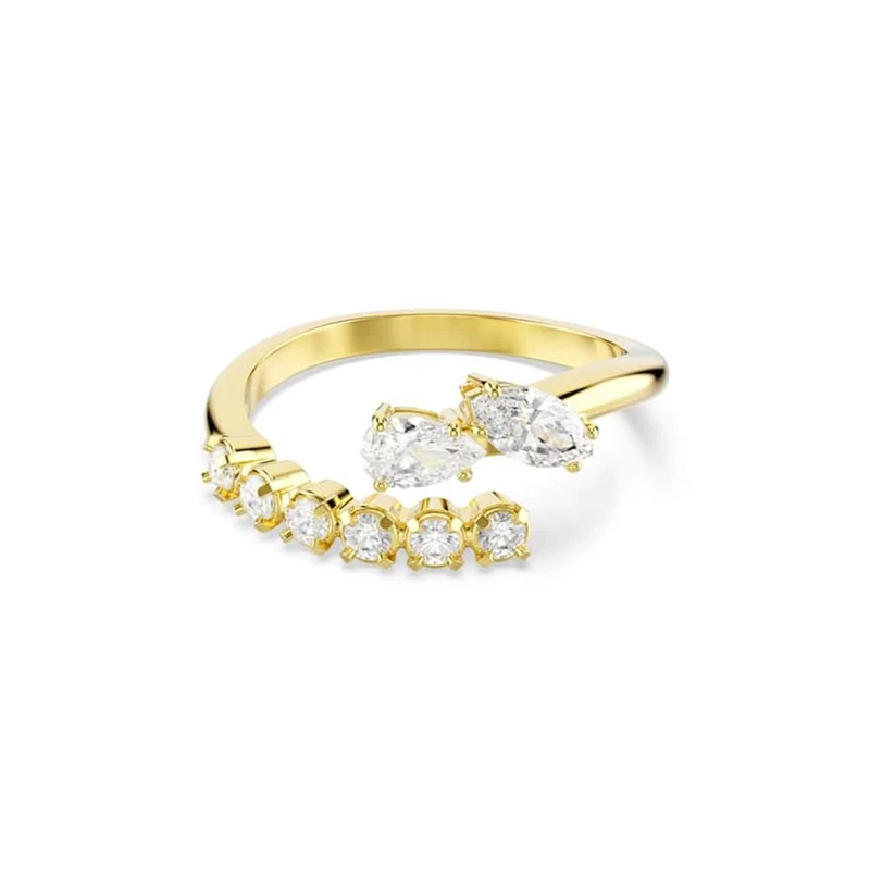 Swarovski Bague ouverte Mesmera Attract dorée 5747969