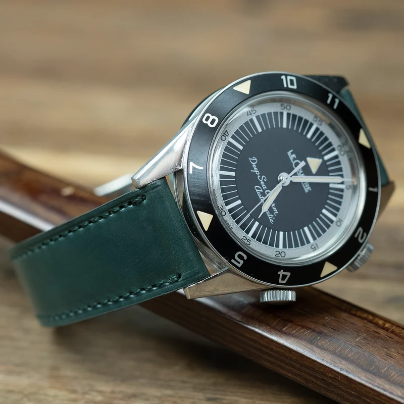 Bracelet de montre Shell cordovan vert