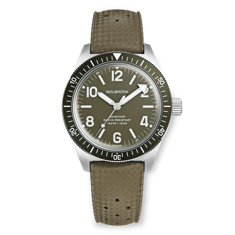Skindiver Automatic Watch - French Military Green