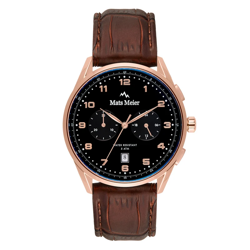 Mats Meier Mont Vélan Hommes Montre Marron MM10001