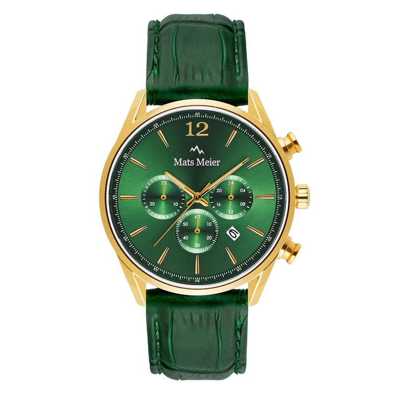 Mats Meier Grand Cornier Hommes Montre Vert MM00122