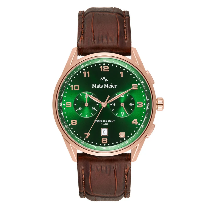 Mats Meier Mont Vélan Hommes Montre Marron MM10002