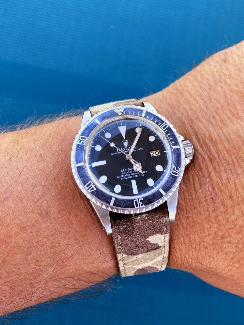 Bracelet suède camouflage
