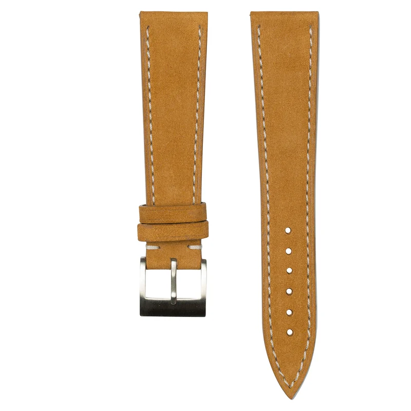 Monochrome - Bracelet montre en nubuck - Honey