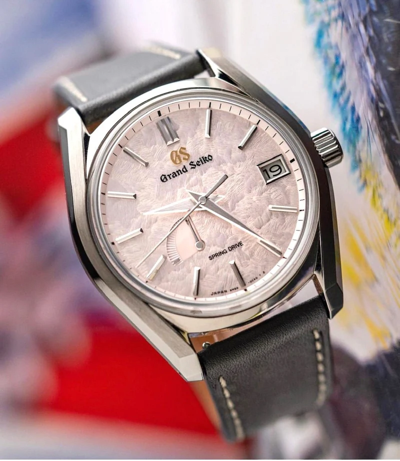 Bracelet de montre veau gris
