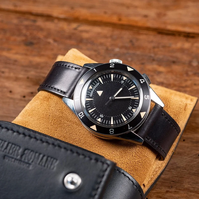 Bracelet de montre shell cordovan noir