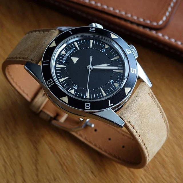 Bracelet de montre nubuck sable