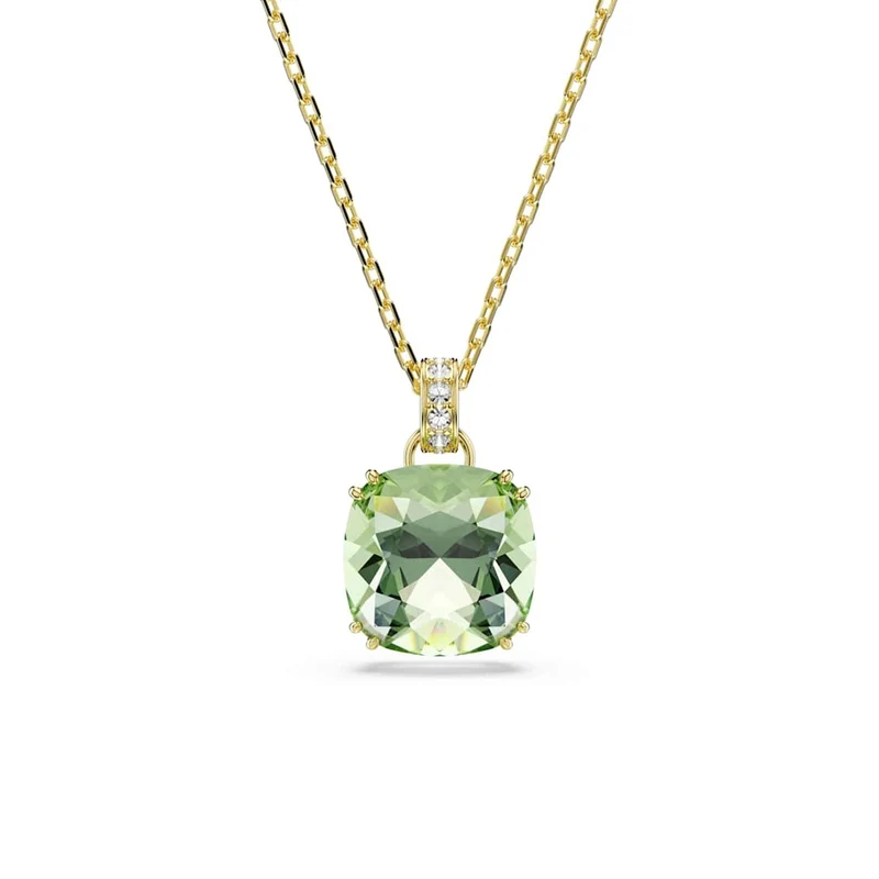 Swarovski Collier Millenia Or avec pendentif vert 5764821