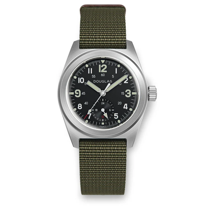 Outrider Professional Mecaquartz 38 Field Watch – Black