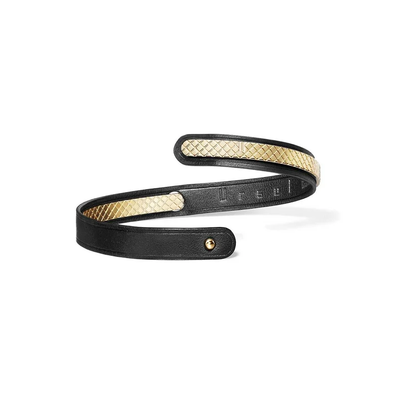 Bracelet cuir or | URAEUS.8