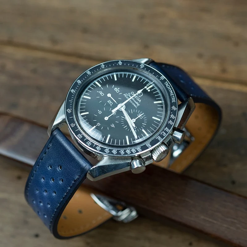 Bracelet racing patine bleu marine