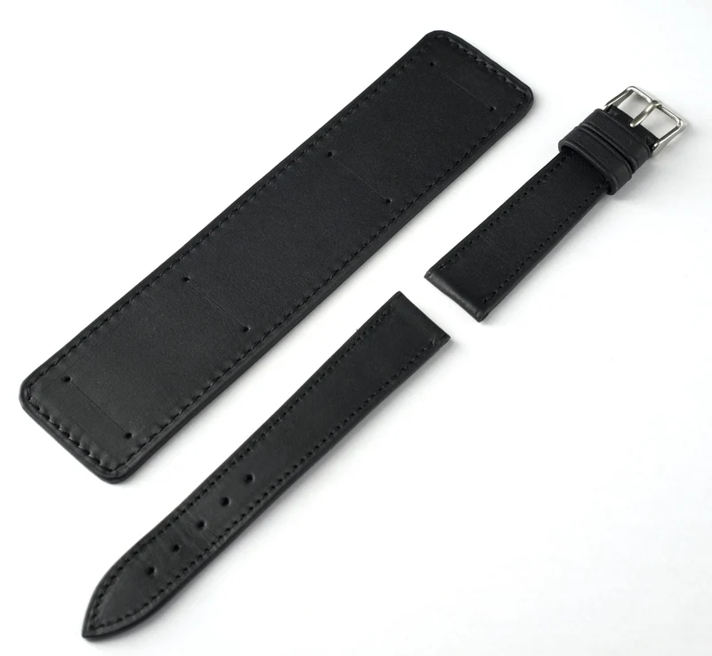 Bracelet newman veau sellier noir