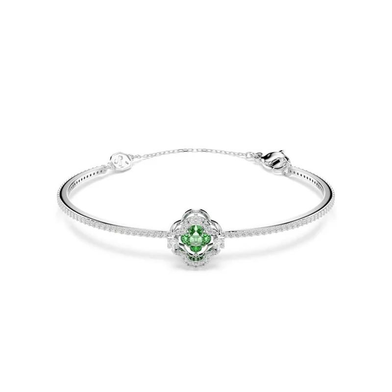 Swarovski Bracelet Una Sparkling DC argenté avec accents verts 5757791