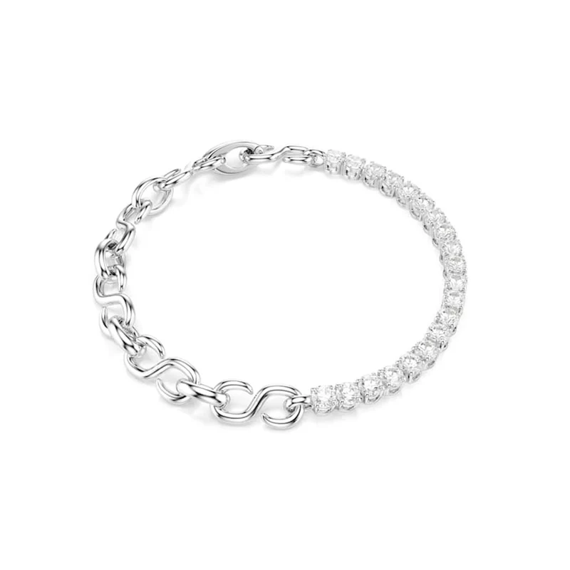 Swarovski Bracelet de tennis Matrix à maillons argentés 5753926