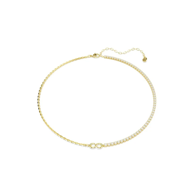 Swarovski Collier Matrix Tennis couleur or 5747717