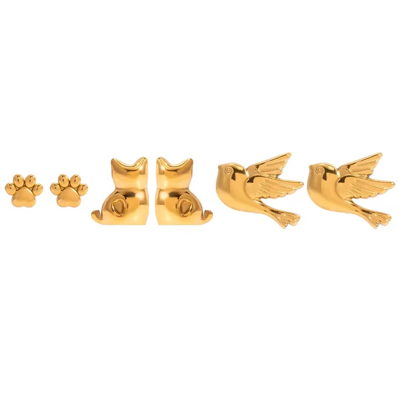 Puces d’oreilles en acier chirurgical waterproof – Adultes & enfants – Hypoallergéniques