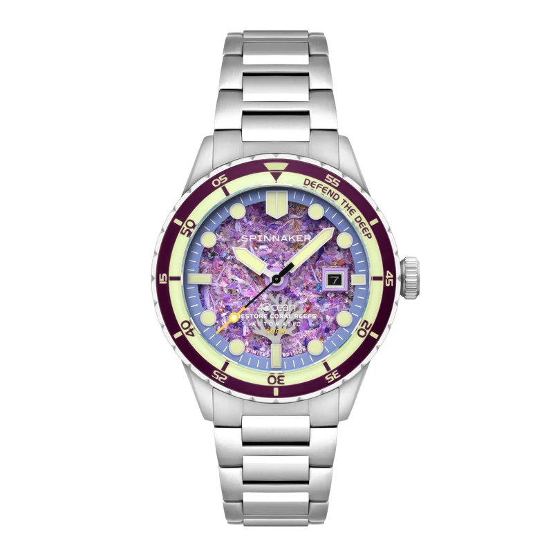 Montre Spinnaker Hass Automatic 4 Ocean Limited Edition Corail SP-5172-44