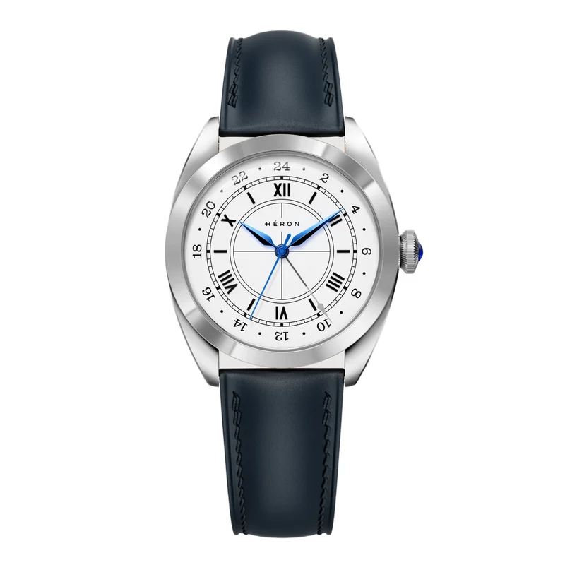 Montre Héron Mirabel GMT - Blanche 4002-A