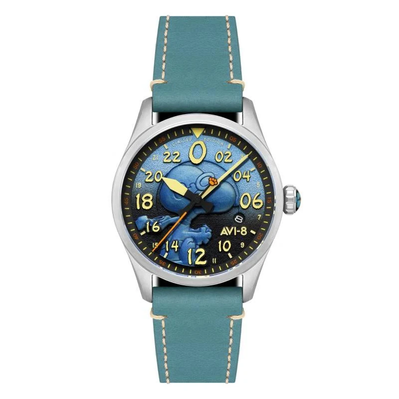 Montre AVI-8 Snoopy Flying Ace 24H – Azure Blue – AV-4150-03