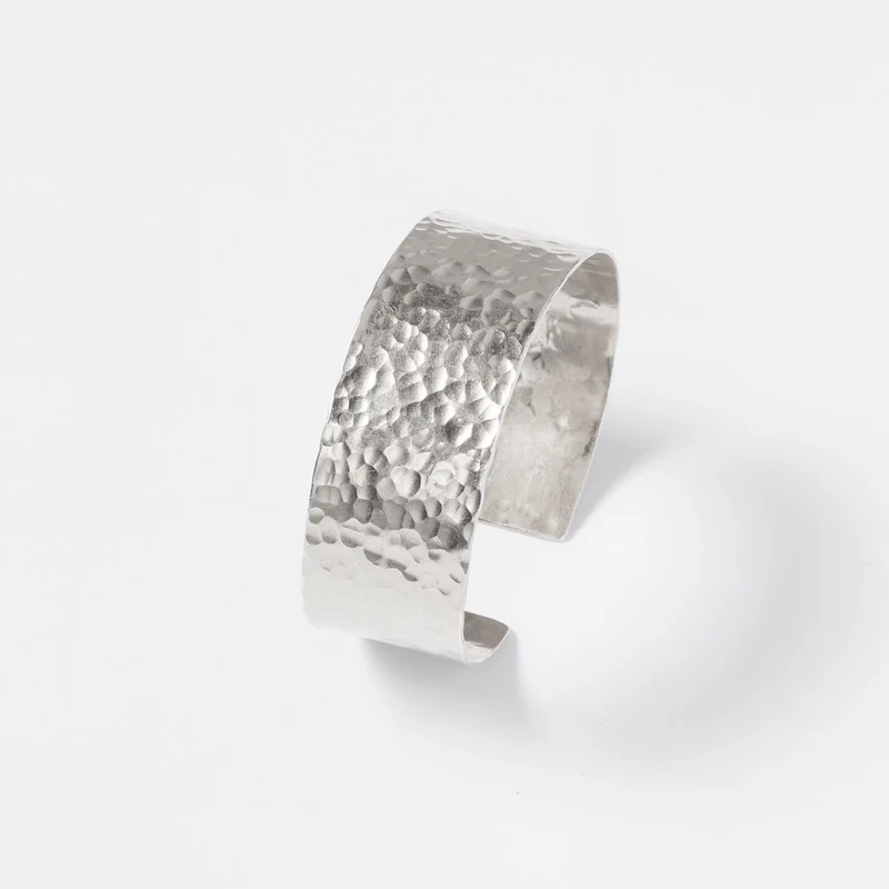 Manchette Martelée argent