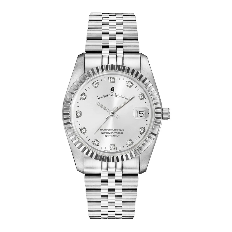 Jacques du Manoir Inspiration Femmes Montre Argent NRO.01