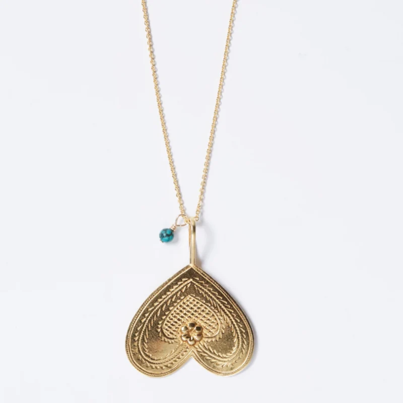 Collier COEUR A L'ENVERS