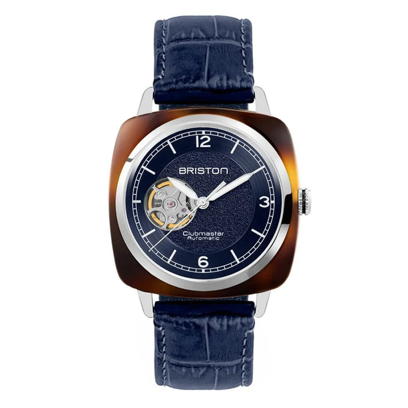 Montre Briston Clubmaster Legend Open Blue 25739.SA.T.15.LANV