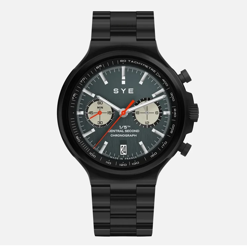 Montre SYE Chronograph CUT 7 black DLC