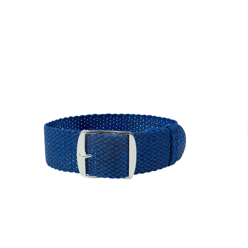 Bracelet montre Perlon - Bleu marine
