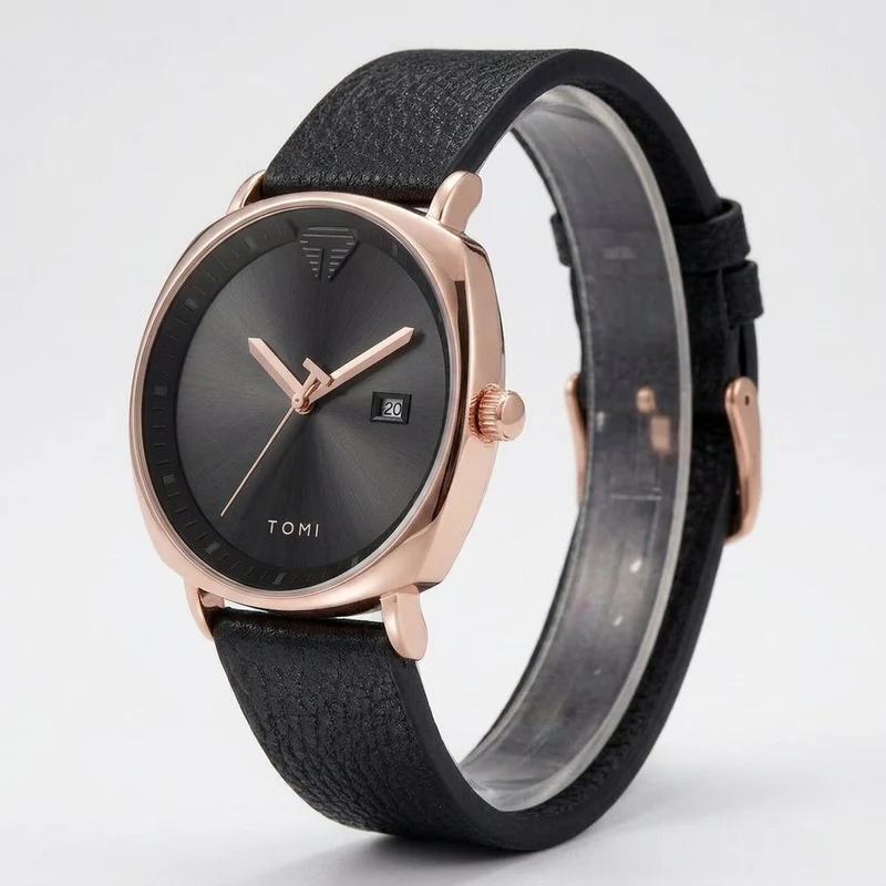 TOMI T-044 Luxury Watch Quartz Date | Premium Gift Box