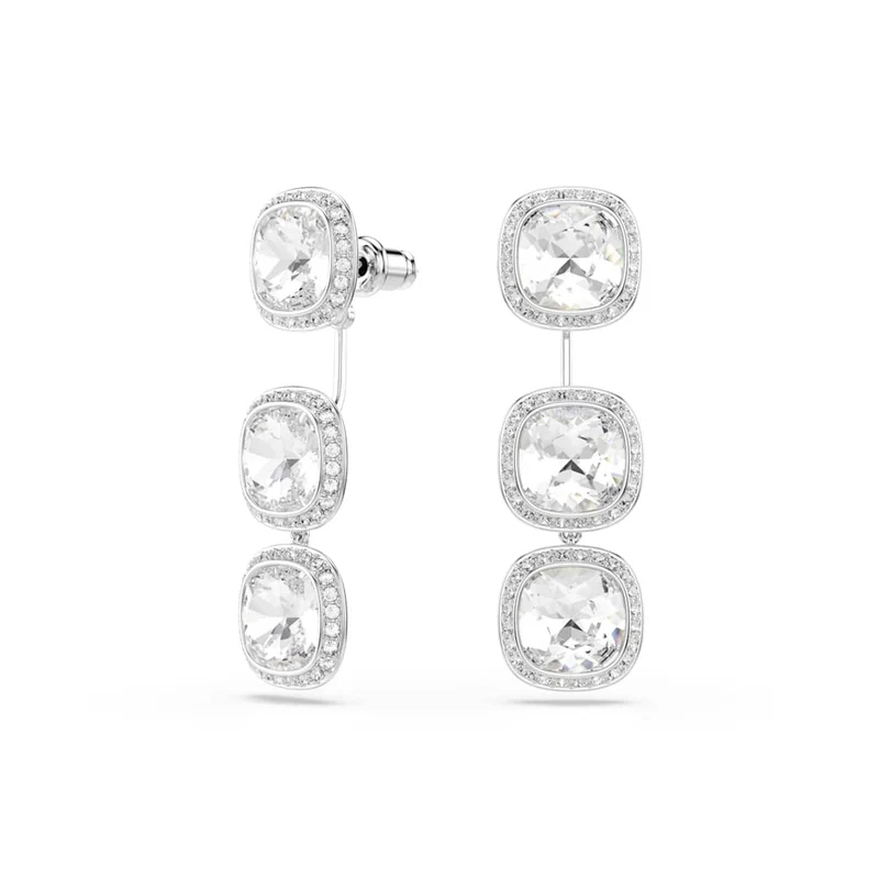 Swarovski Boucles d'oreilles Una Angelic Cushion argentées 5754342