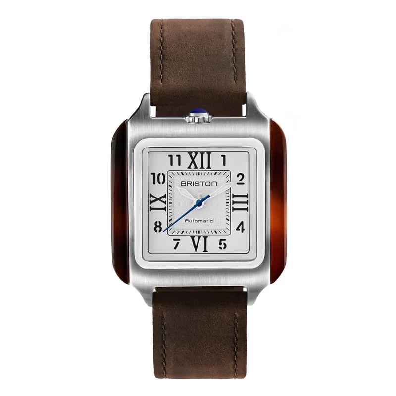 Montre Briston Streamliner Kennedy Auto 36 Tortoise Blanche 251936.SA.T.2.C