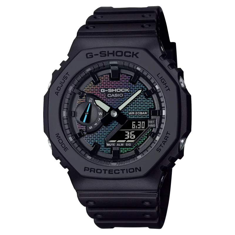 Montre Casio G-Shock Capsule Rainbow Brick Wall GA-2100RW-1AER