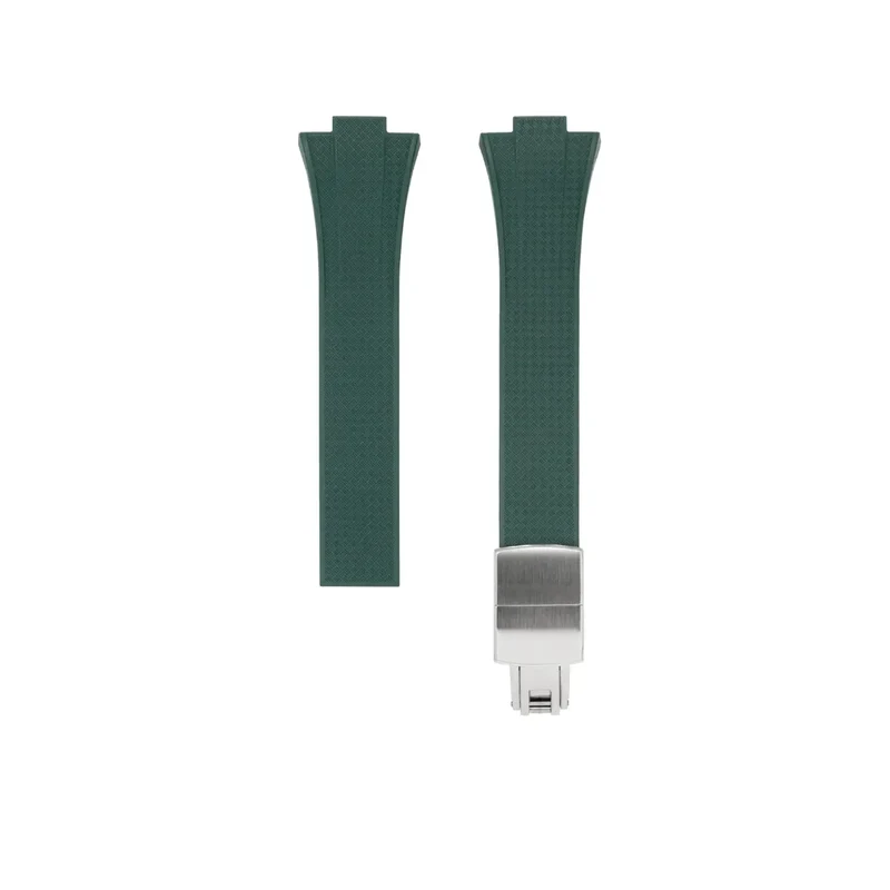 Bracelet Montre Delugs Caoutchouc CTS Vert Emeraude Tissot PRX 40 mm